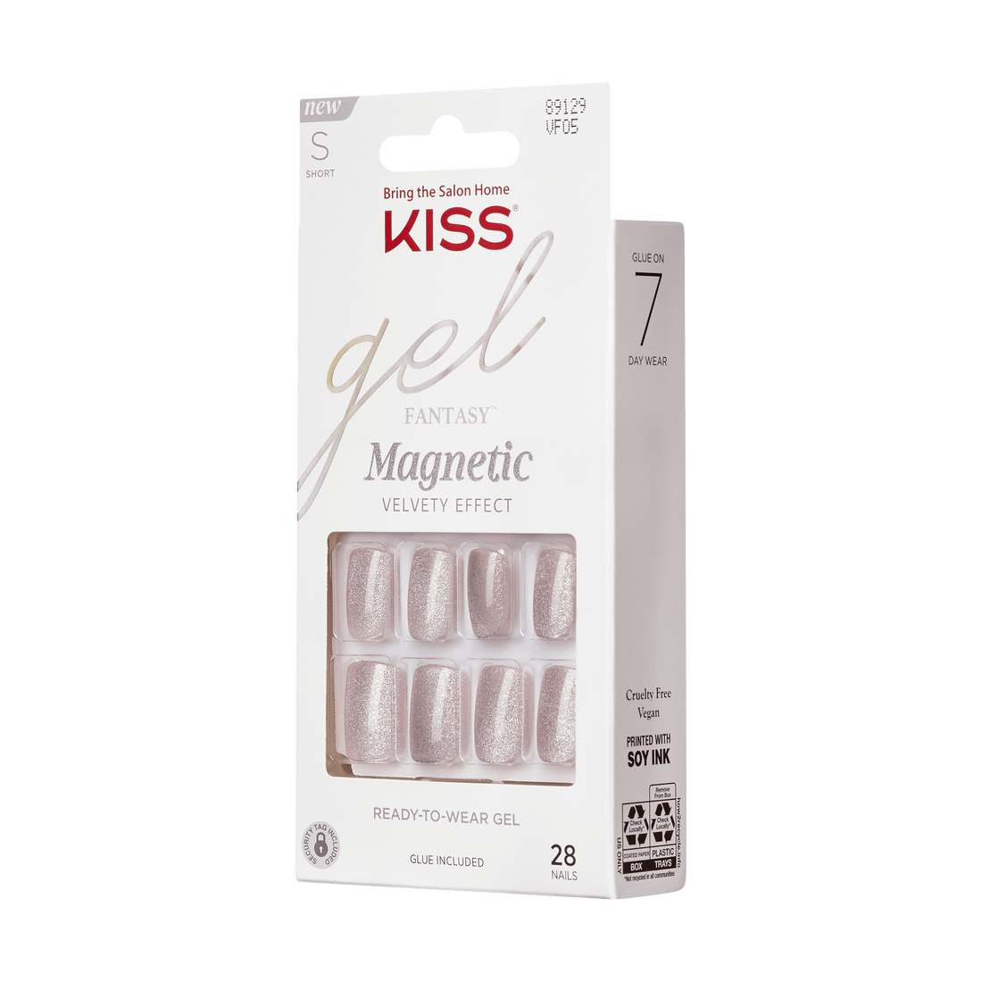 KISS Gel Fantasy Magnetic Press On Glue Nails  - Dignity