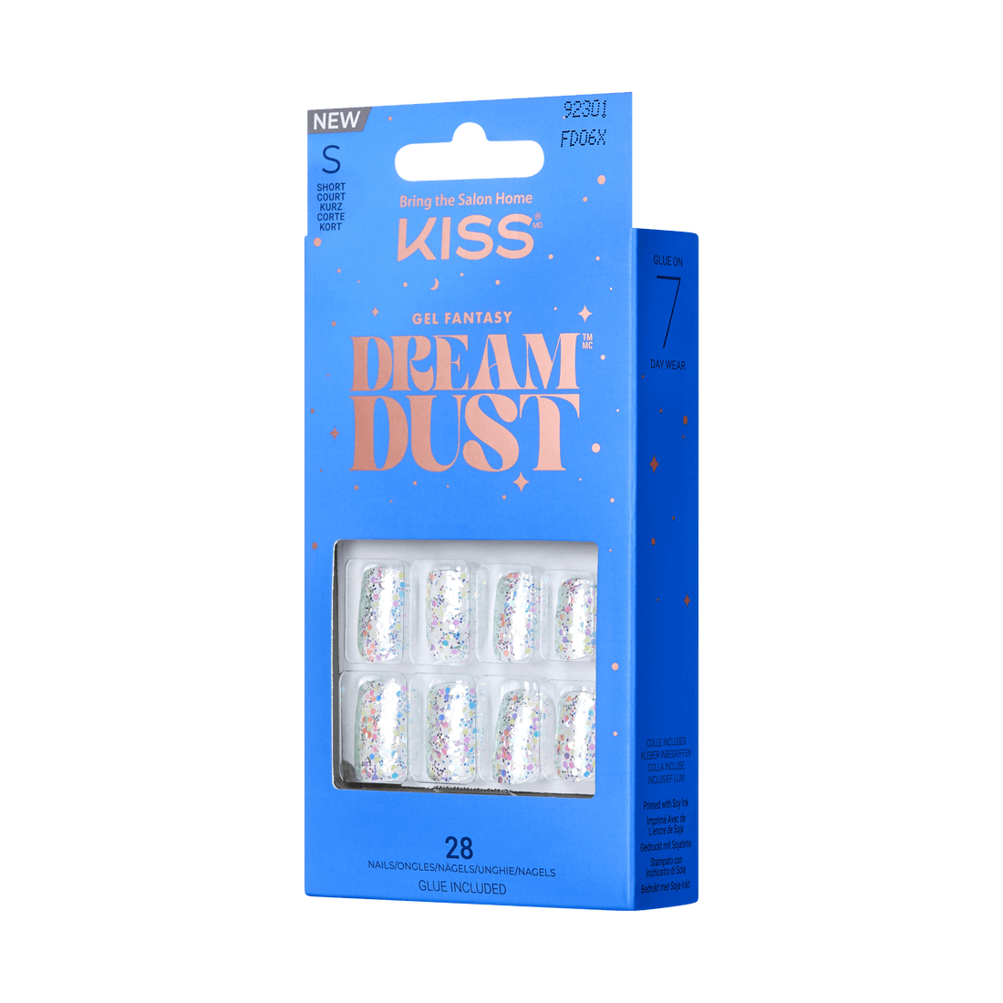 KISS Gel Fantasy Dreamdust Nails - mesmerized