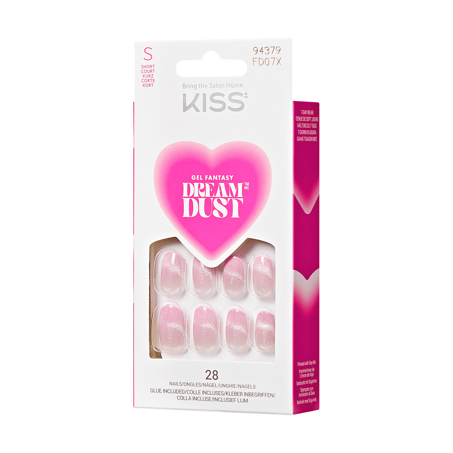 KISS Valentine Gel Fantasy Dreamdust Nails - Future Love