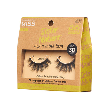 KISS Sister Nature Vegan Mink False Eyelashes - Storm