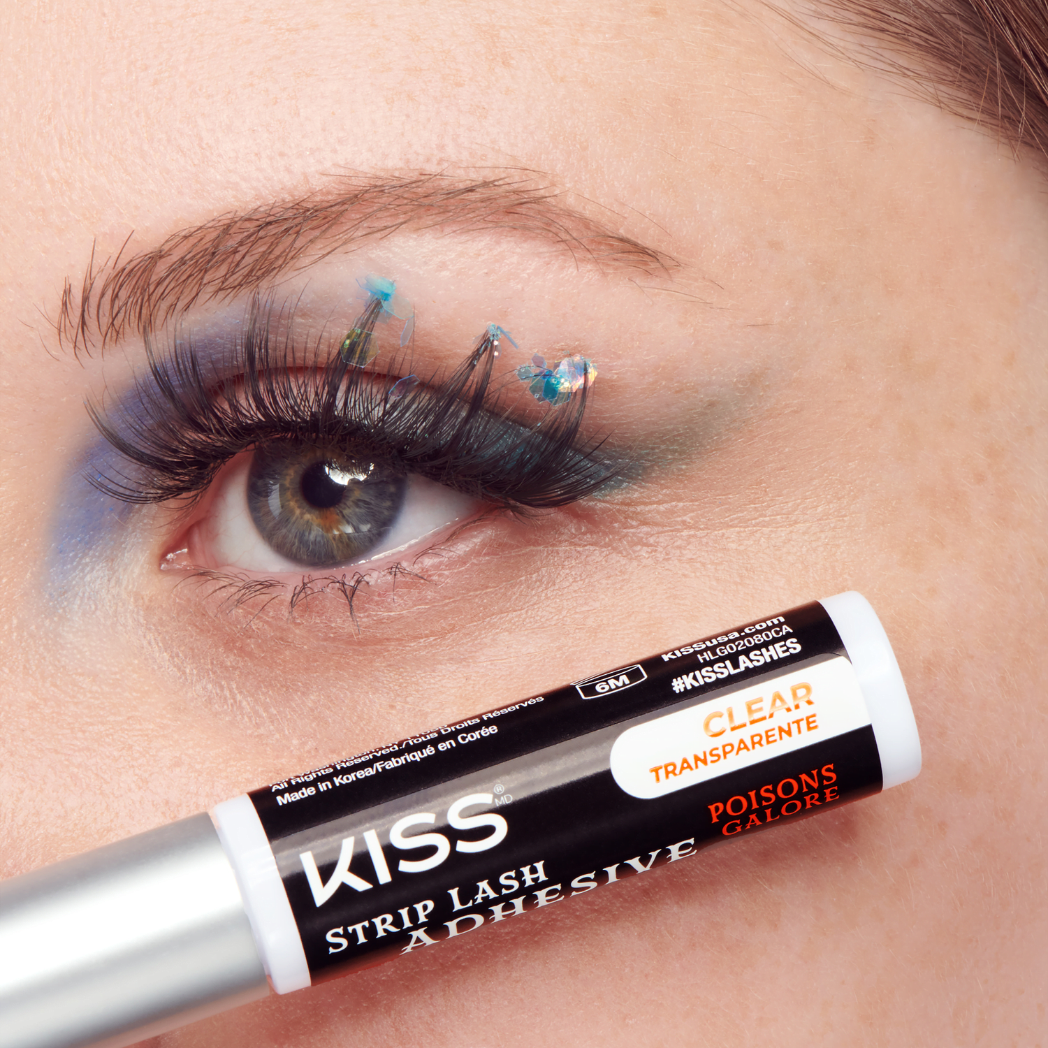 KISS Halloween Strip Lash Adhesive - Clear