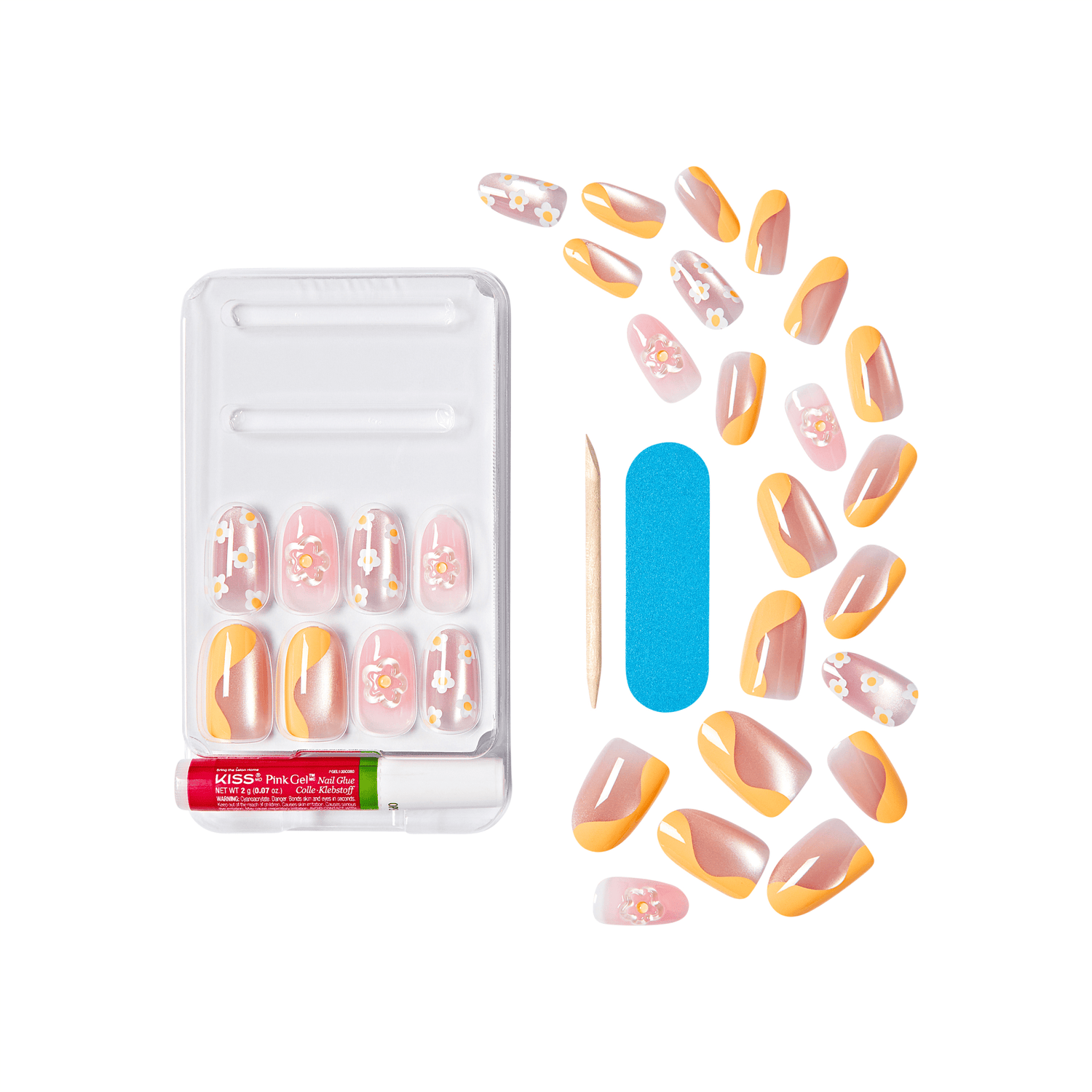 KISS Nail Drip Press On Glue Nails - Better Times