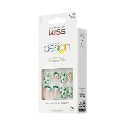 KISS Salon Design Press On Glue Nails - Dazzling Muse