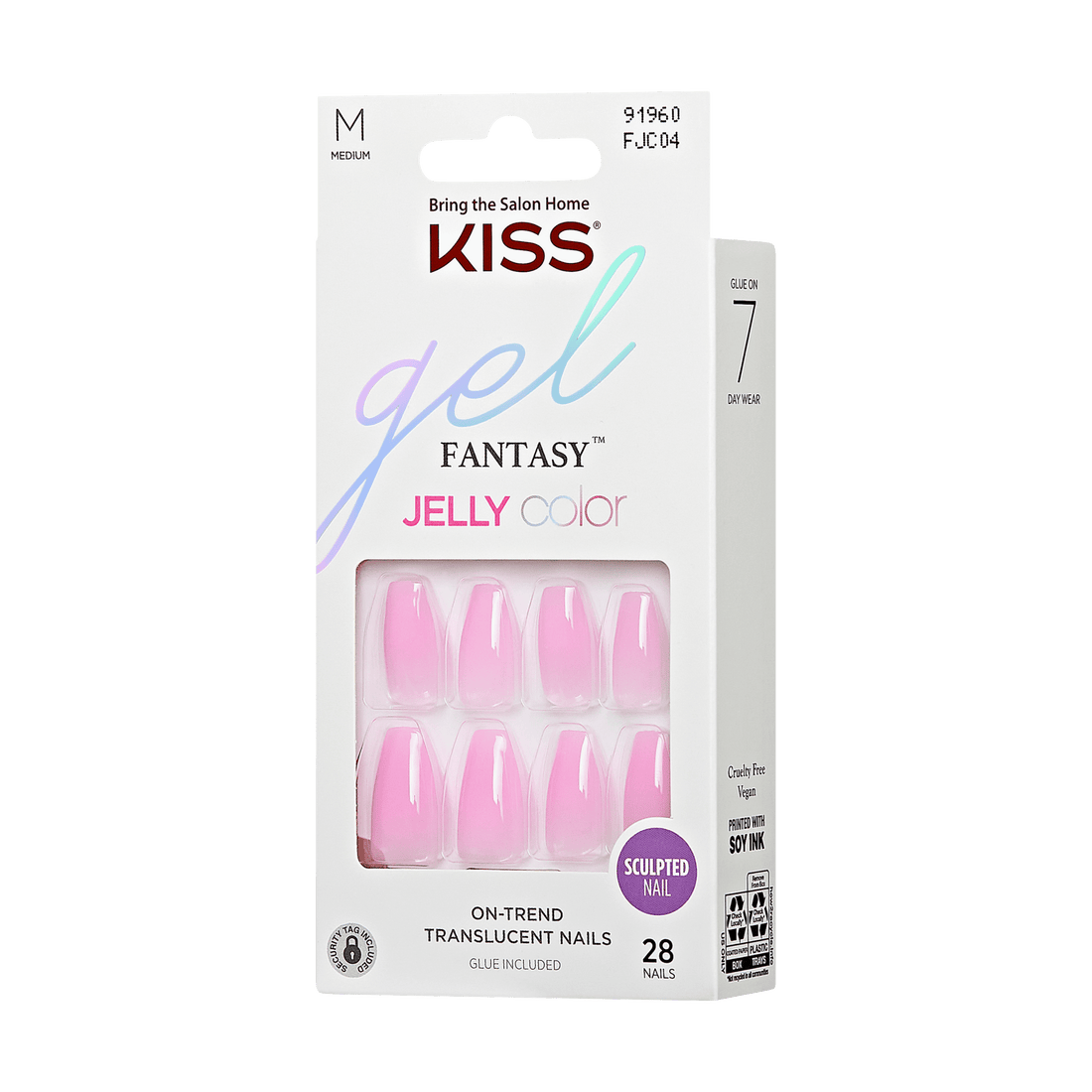 KISS Gel Fantasy Jelly Color Nails - Jelly Case