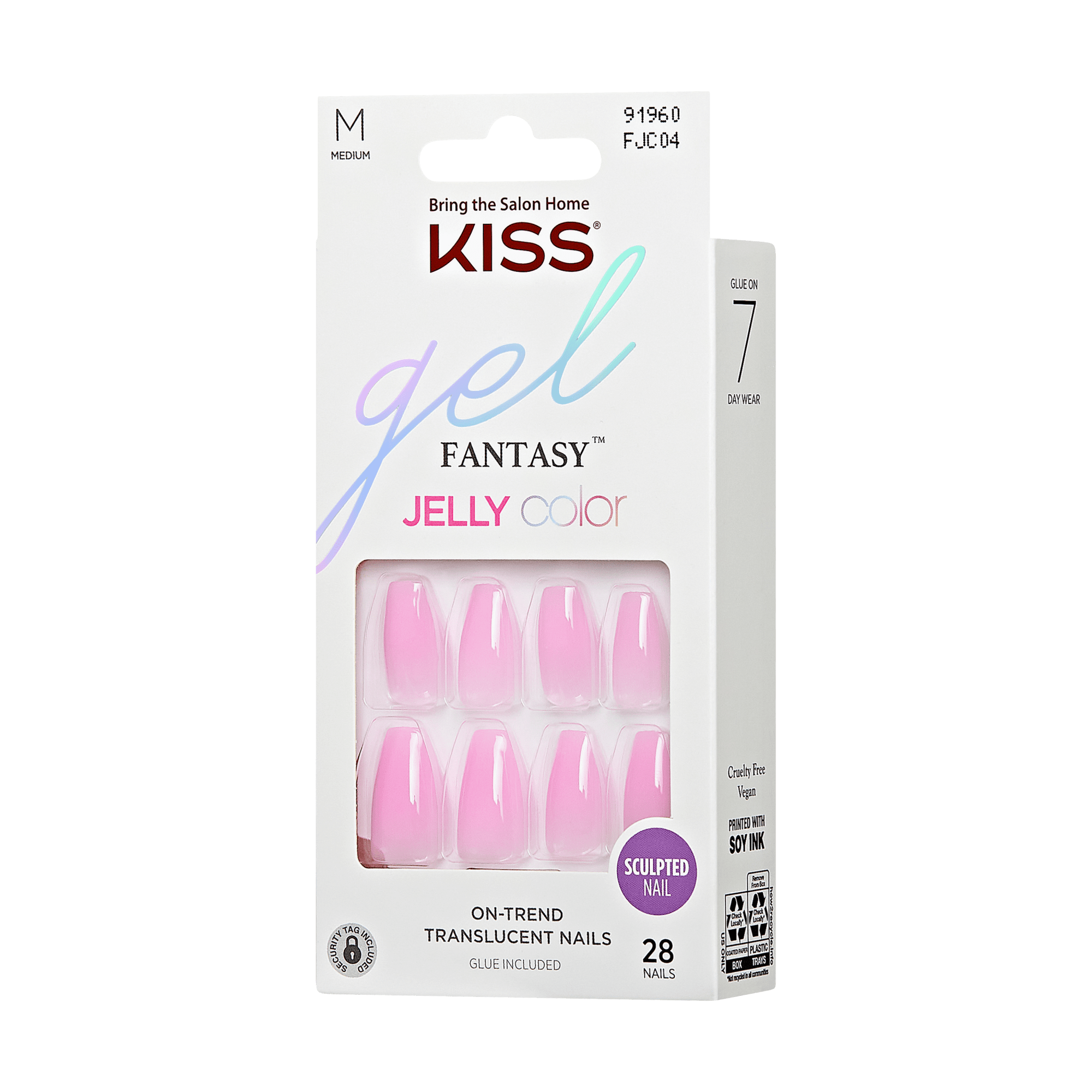 KISS Gel Fantasy Jelly Color Nails - Jelly Case