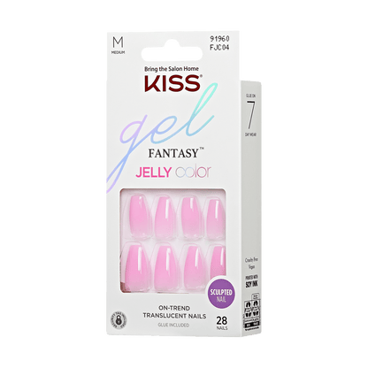 KISS Gel Fantasy Jelly Color Nails - Jelly Case