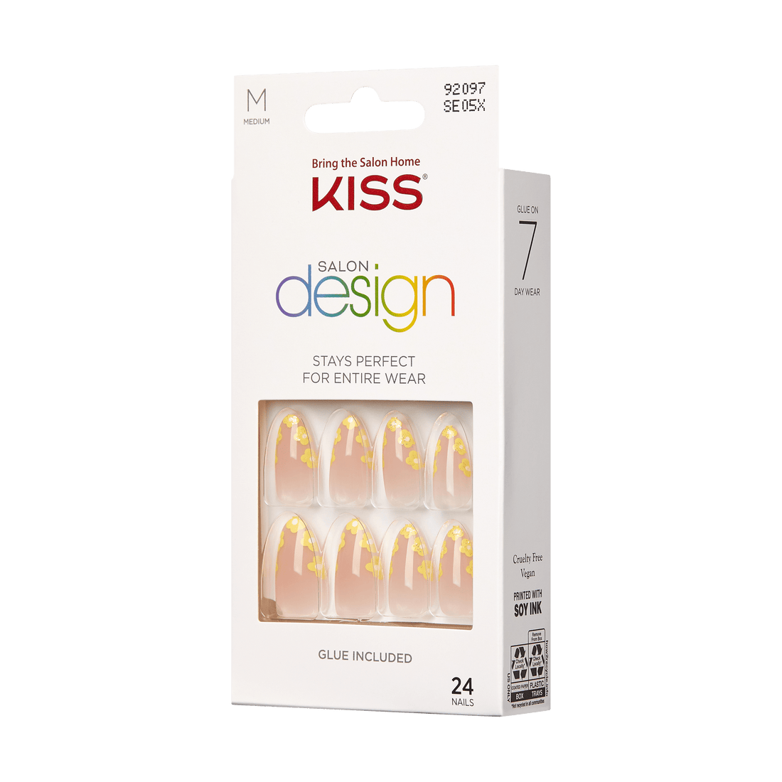 Packaging for KISS Salon Design nails in &