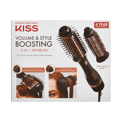 KISS Volume &amp; Style Boosting 2-in-1 Air Brush