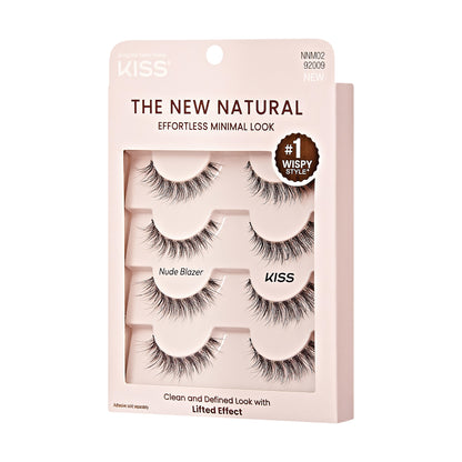 KISS The New Natural Lash 4-Pair Multipack - Nude Blazer