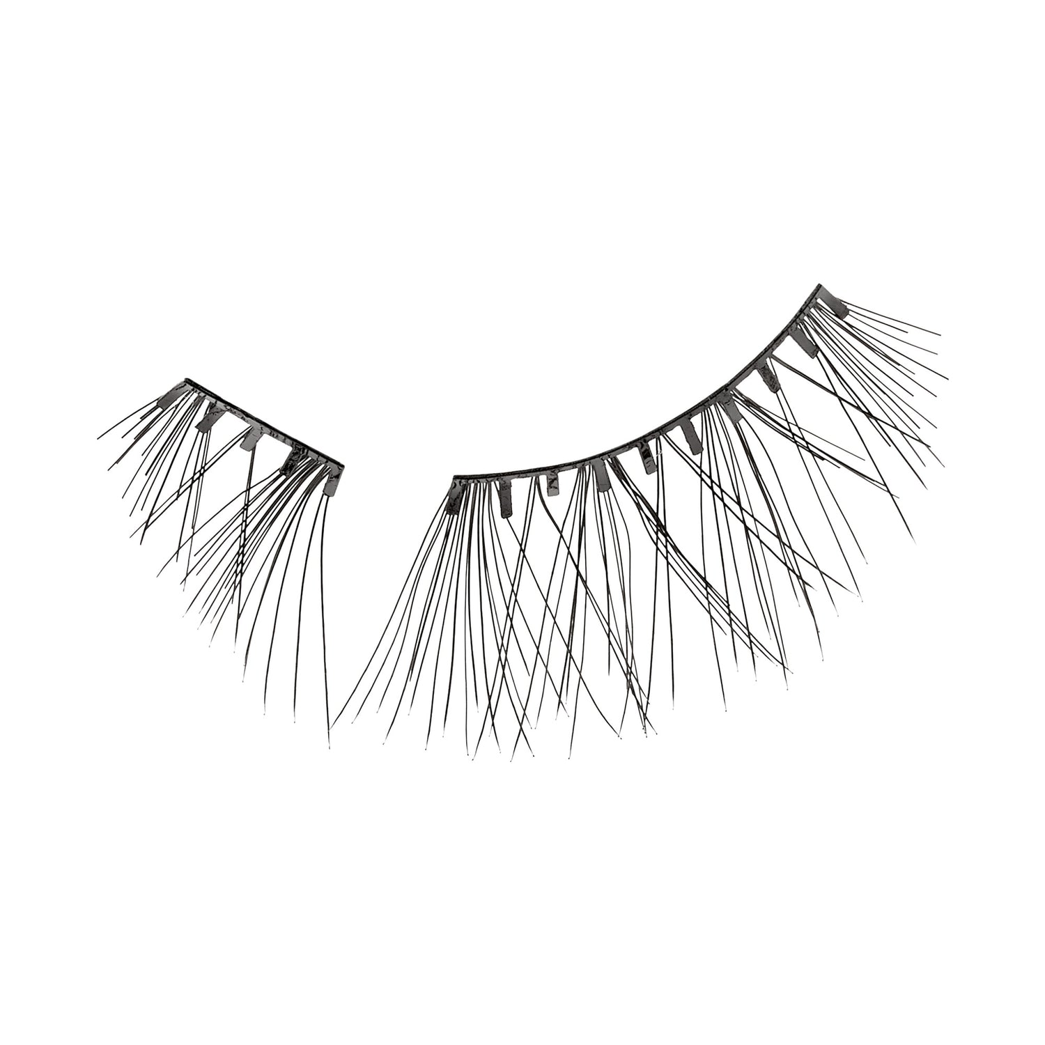 imPRESS Falsies easy tab Self Adhesive Eyelashes– Black Wispy