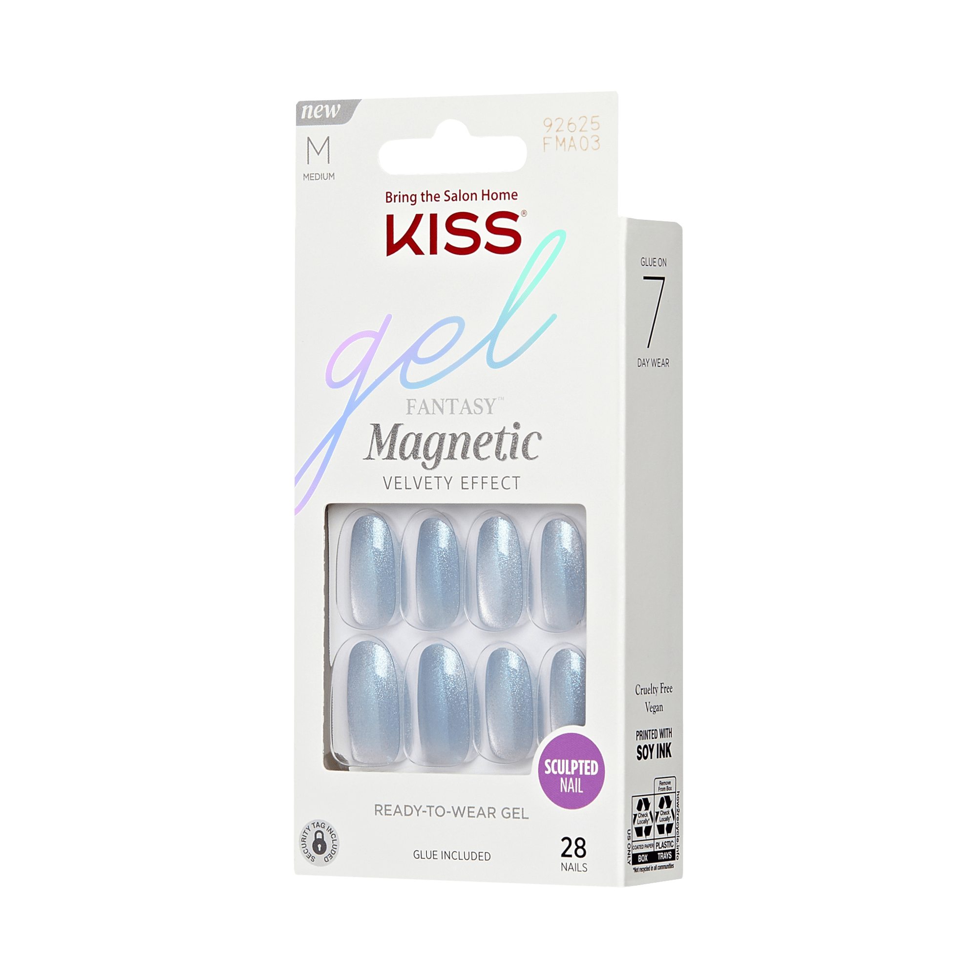 KISS Gel Fantasy Magnetic Nails - After Summer