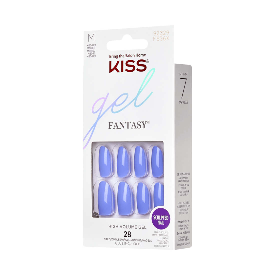 KISS Gel Fantasy Sculpted Nails - keep it simple