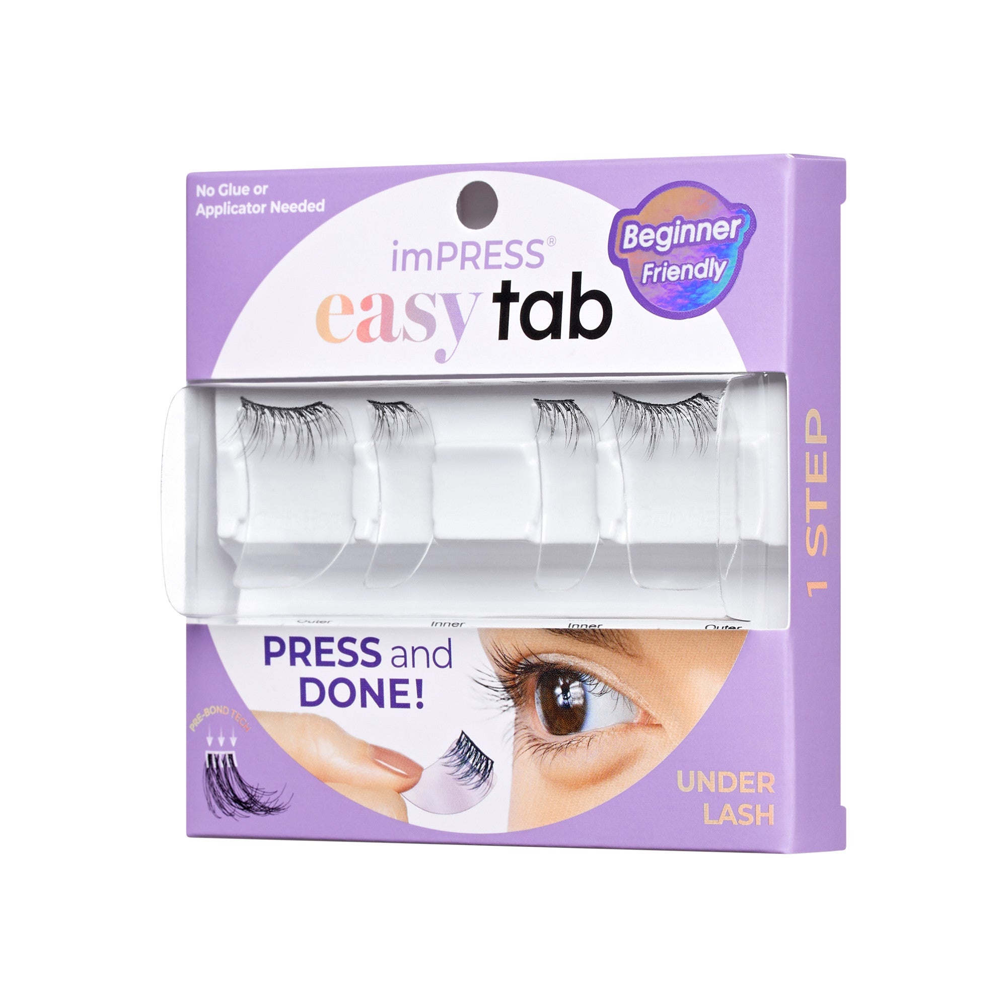 imPRESS Falsies easy tab Self Adhesive Eyelashes– Airy Wispy