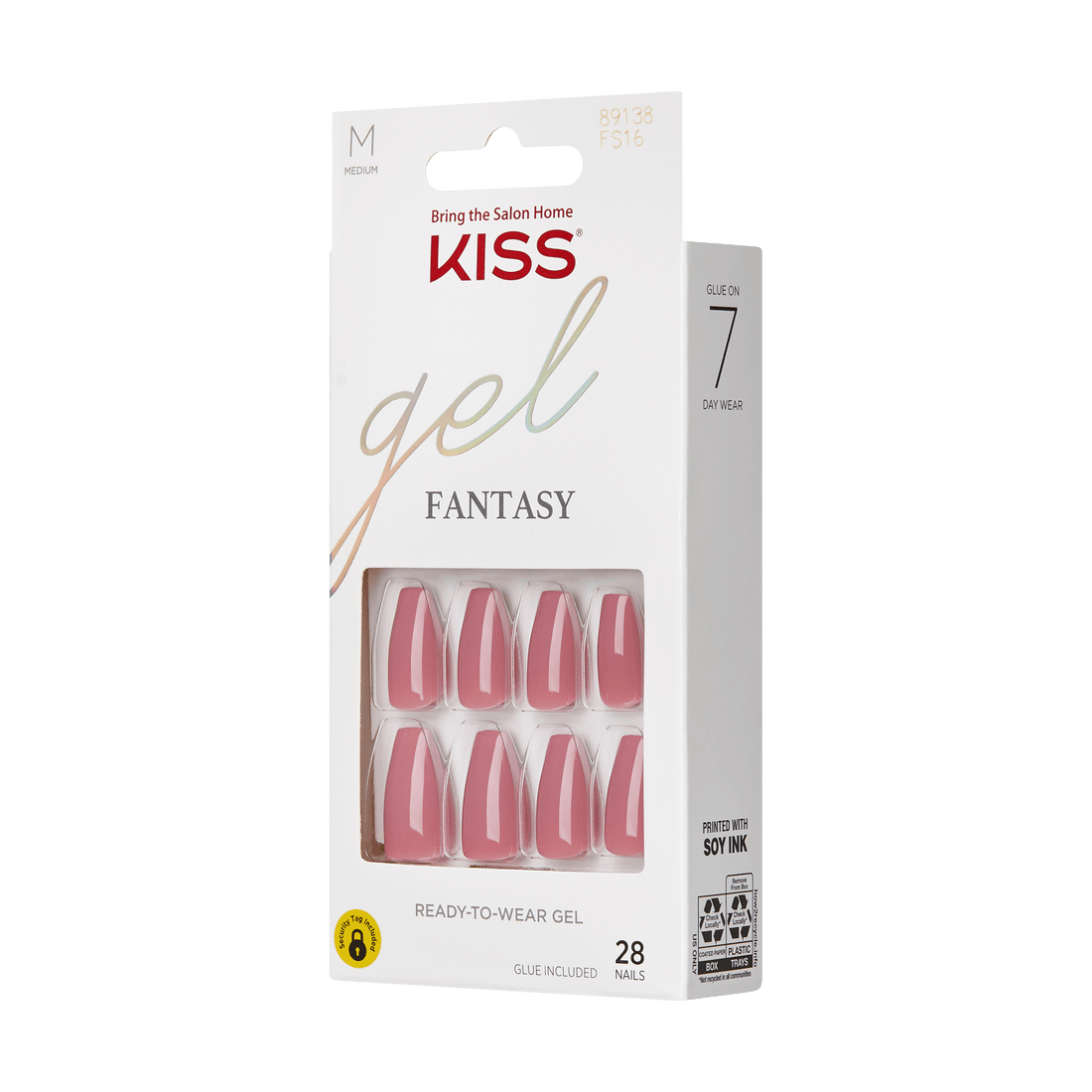 KISS Gel Fantasy Sculpted Nails- Letter To Ur EX