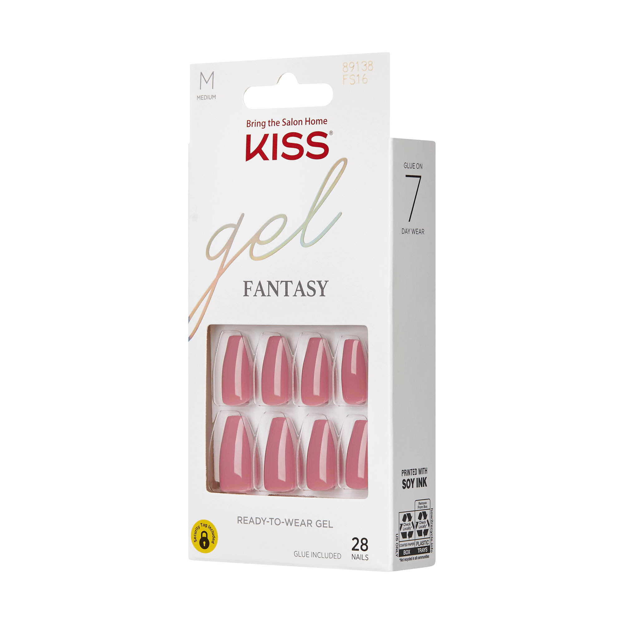 KISS Gel Fantasy Sculpted Nails- Letter To Ur EX