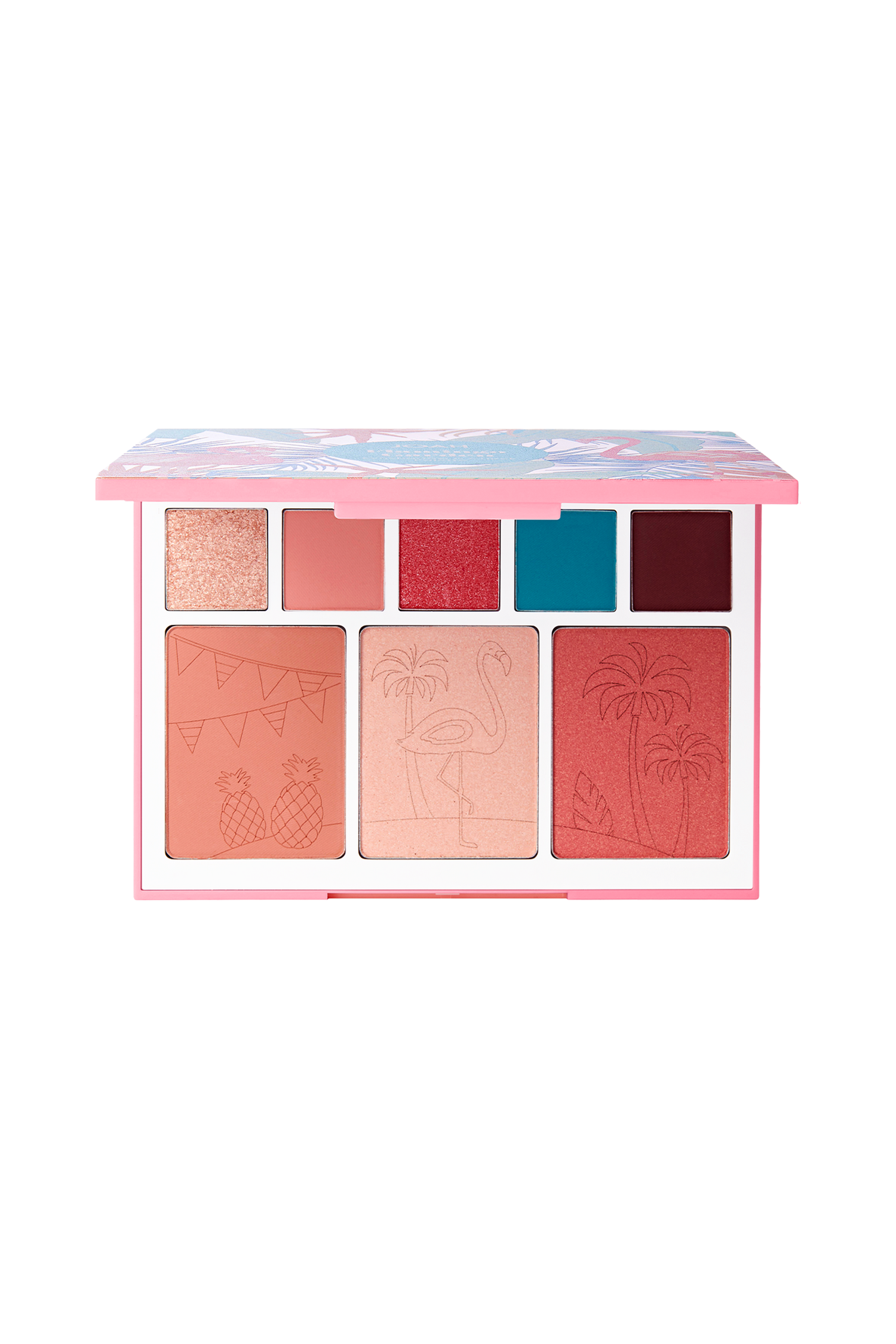 Flamingo Garden eye and cheek palette