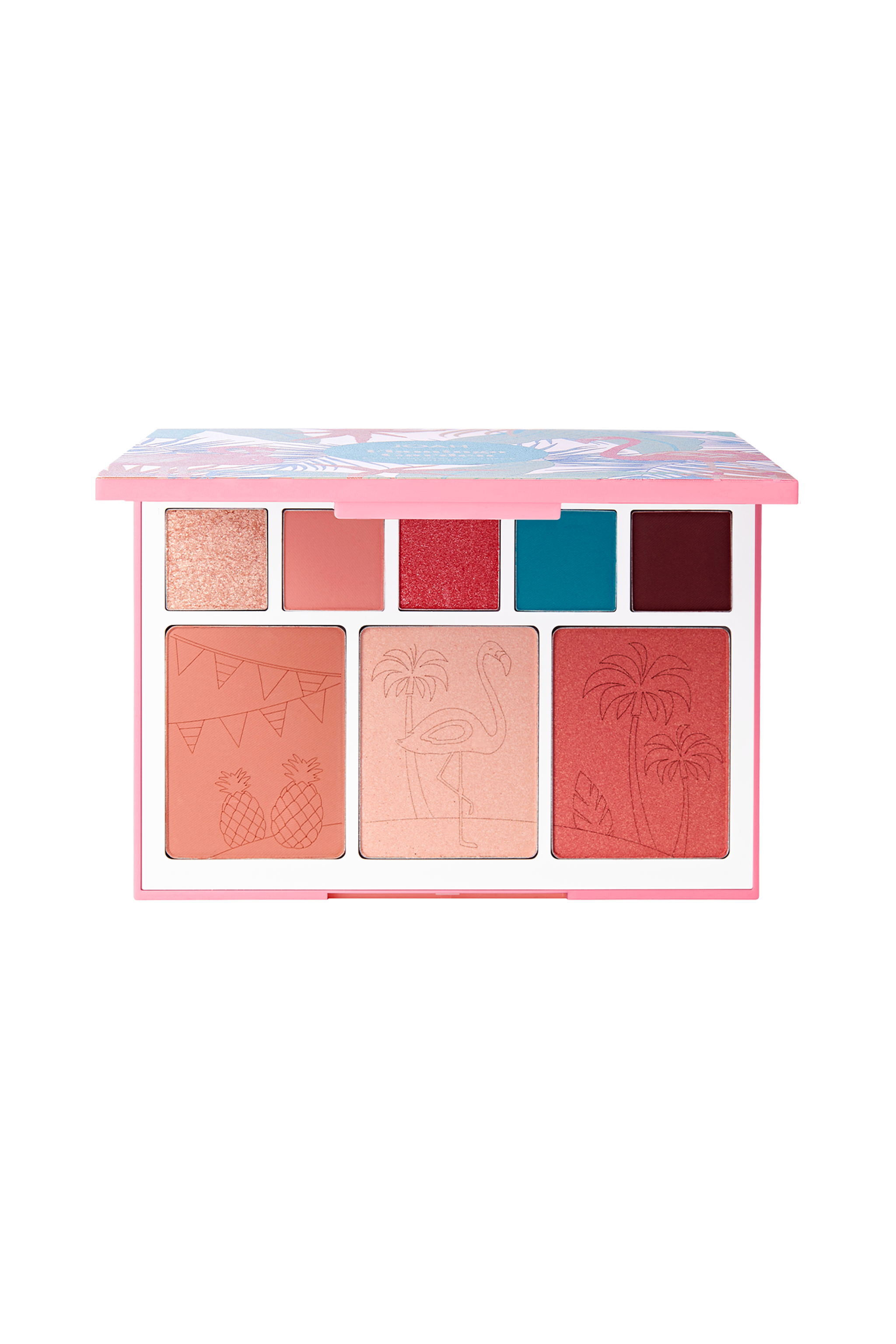 Flamingo Garden eye and cheek palette