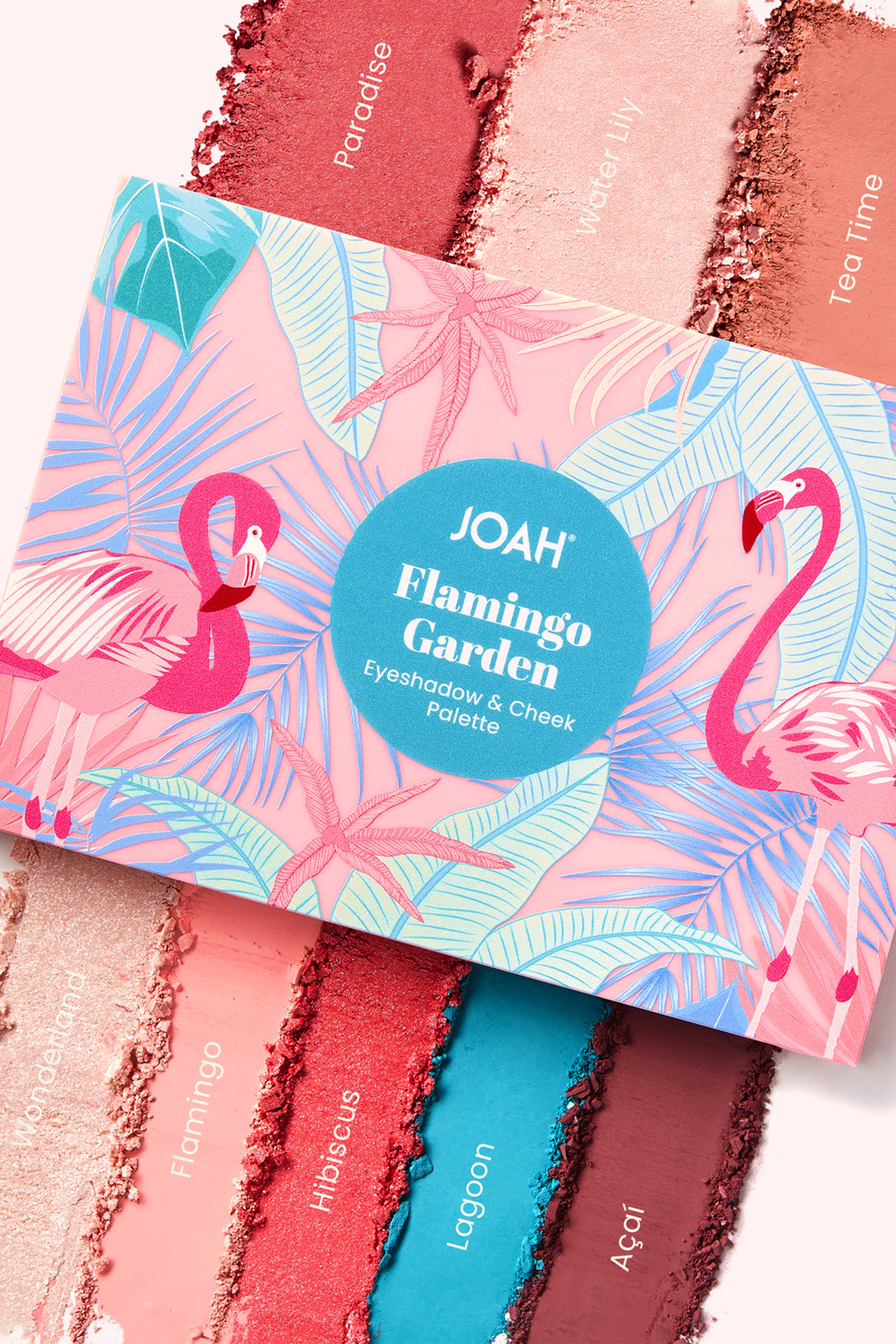 Flamingo Garden eye and cheek palette