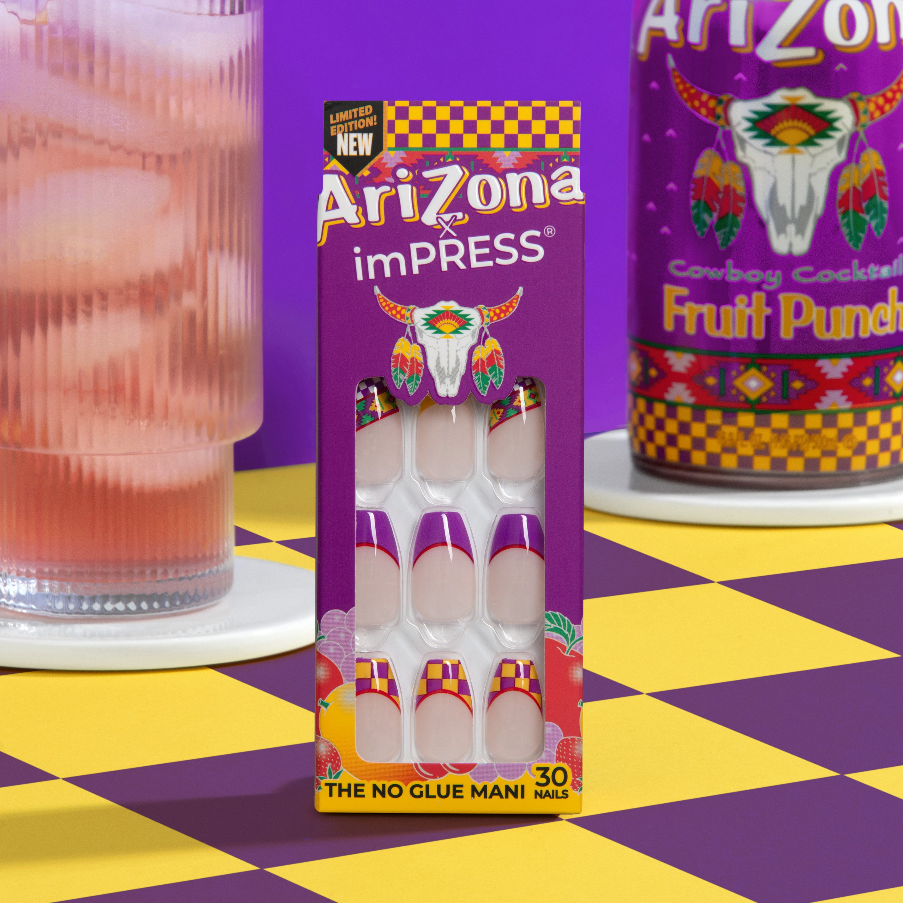 AriZona x imPRESS Press On Nails - Fruit Punch