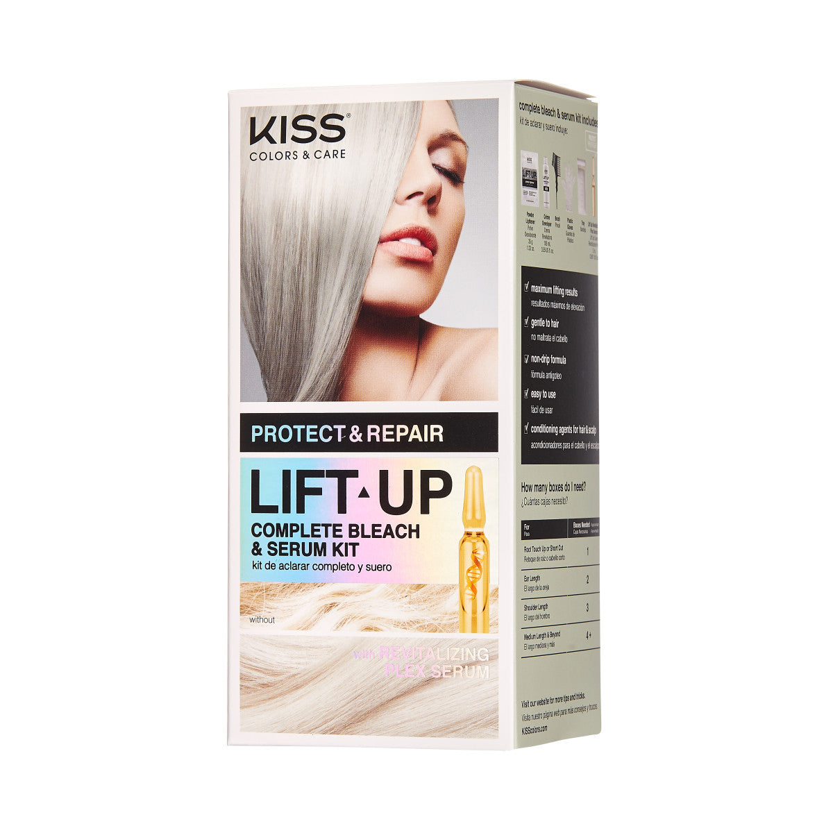 KISS LIFT UP COMPLETE BLEACH &amp; SERUM KIT