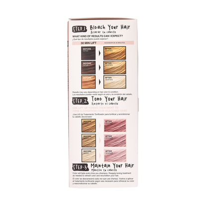 KISS LIFT UP COMPLETE BLEACH &amp; TONE KIT – ROSE