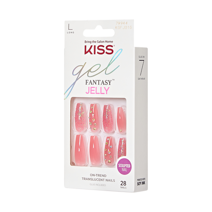 KISS Gel Fantasy Jelly Nails - Be Jelly