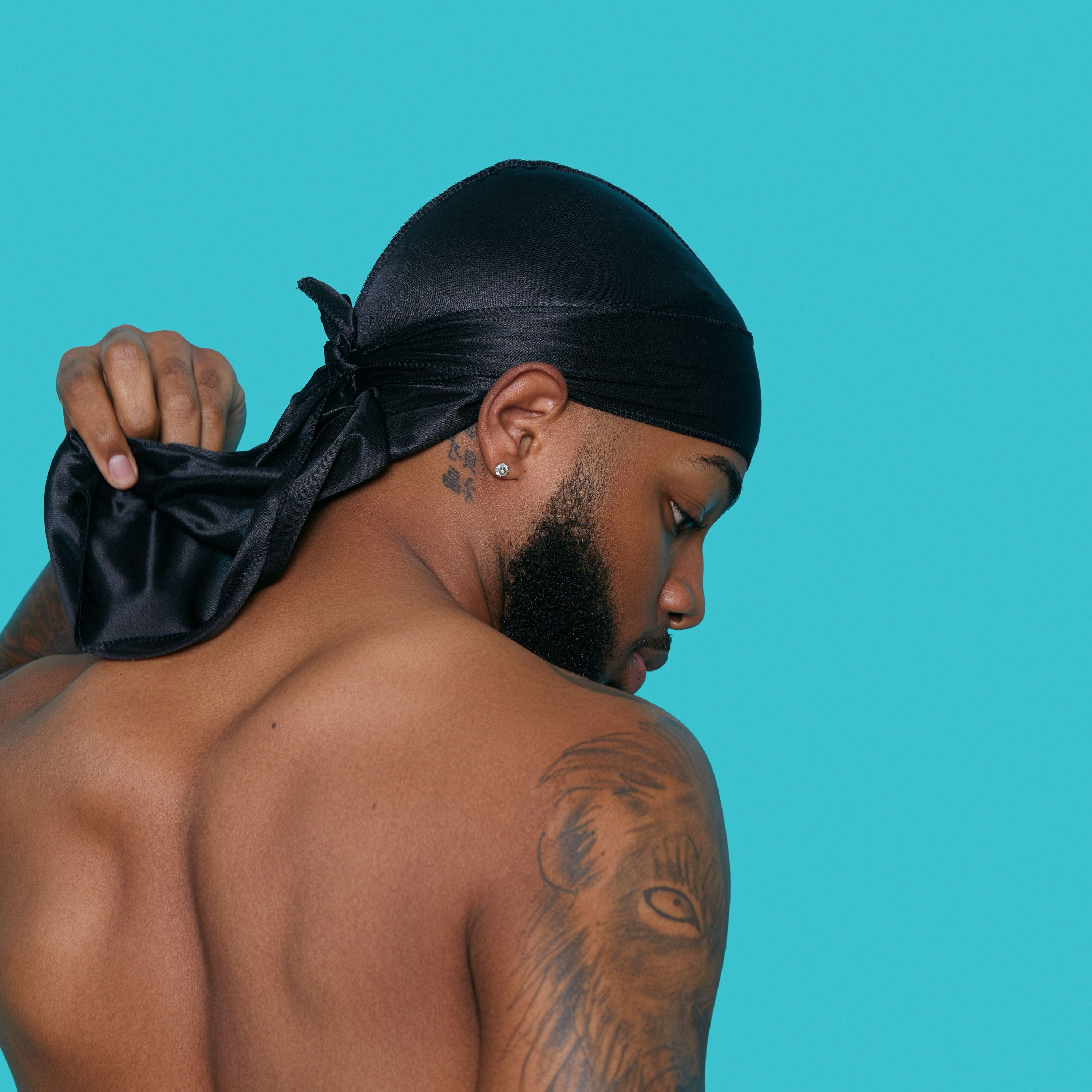 KISS Colors &amp; Care Power Wave Satin Durag  Black