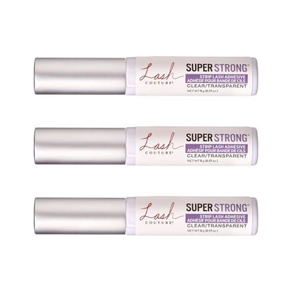 KISS Lash Couture Strip Lash Adhesive Clear - 3-Pack