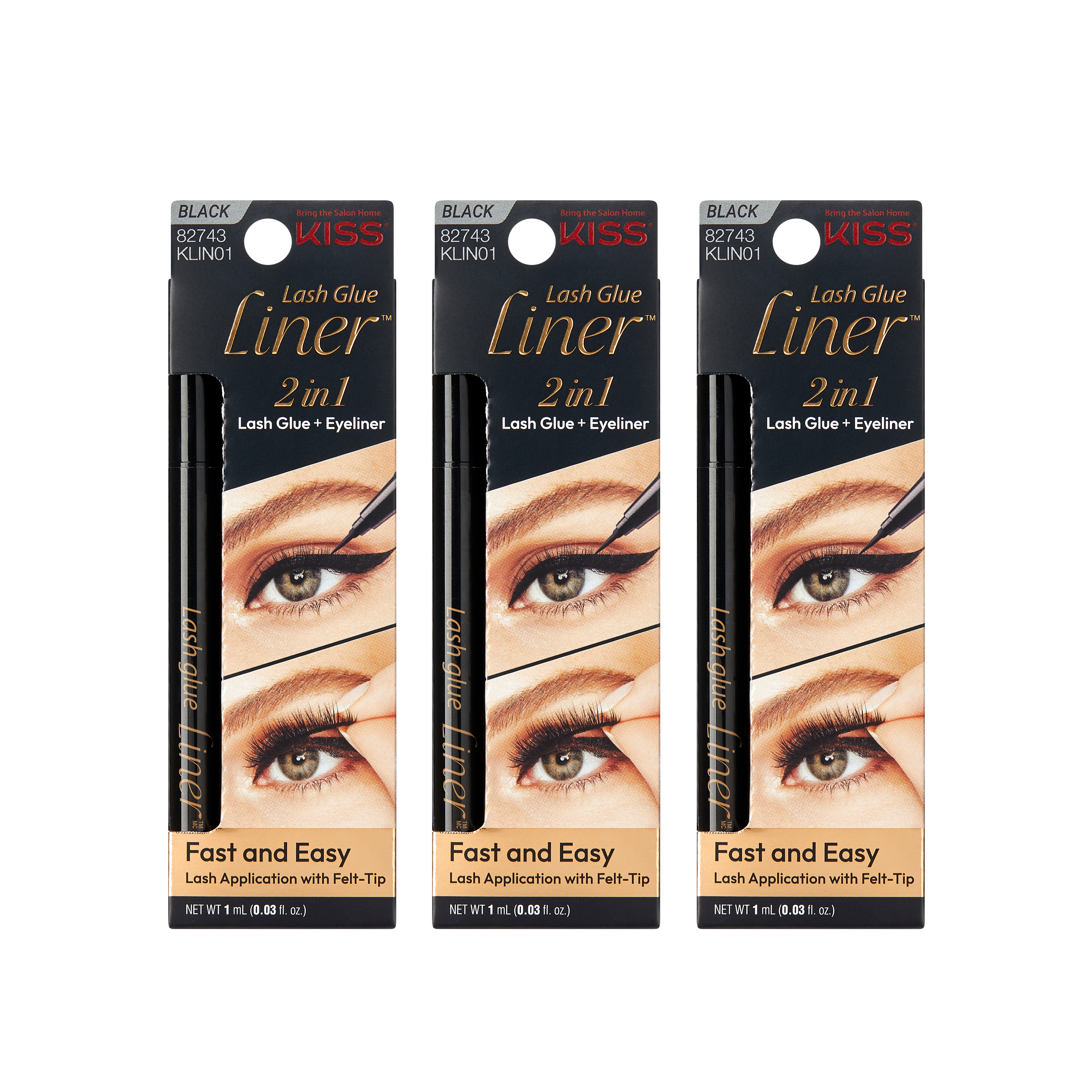 KISS Lash GLUEliner - Black Bundle