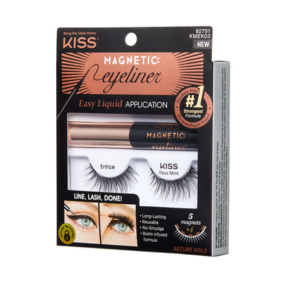 KISS Magnetic Eyeliner &amp; Lashes - Entice