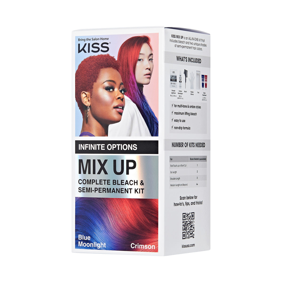 Mix Up Complete Hair Color Kit – Blue Moonlight &amp; Crimson