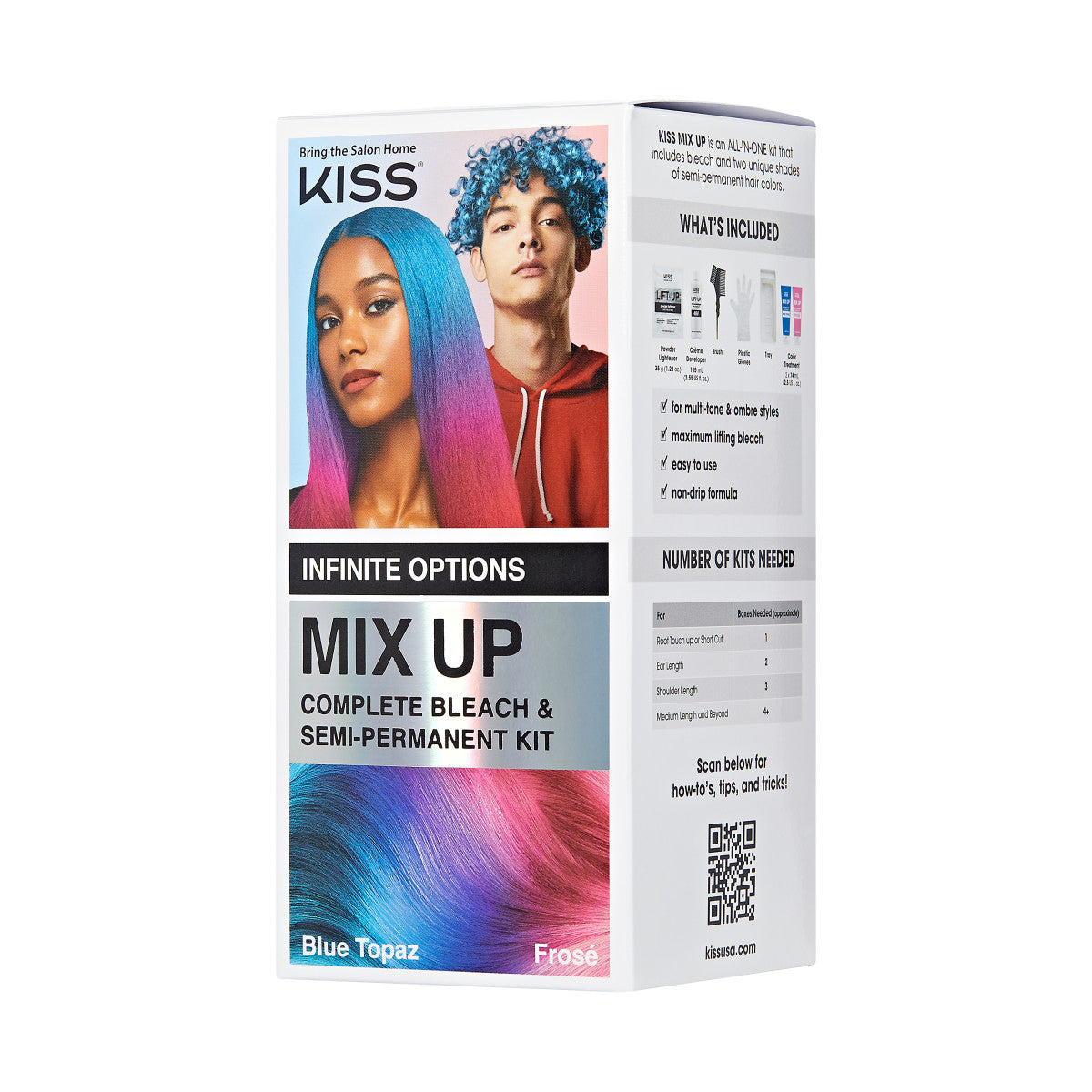 Mix Up Complete Hair Color Kit – Frose &amp; Blue Topaz