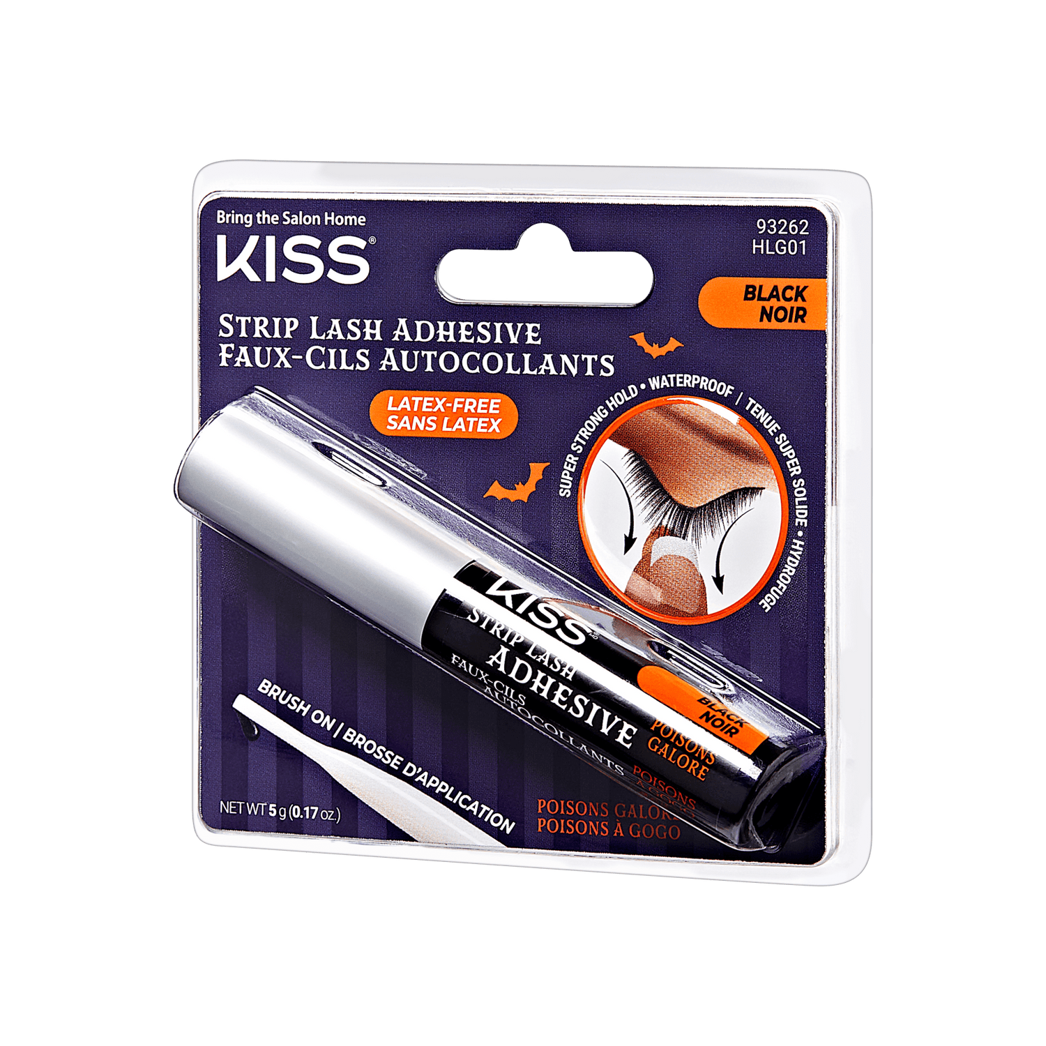 KISS Halloween Strip Lash Adhesive - Black