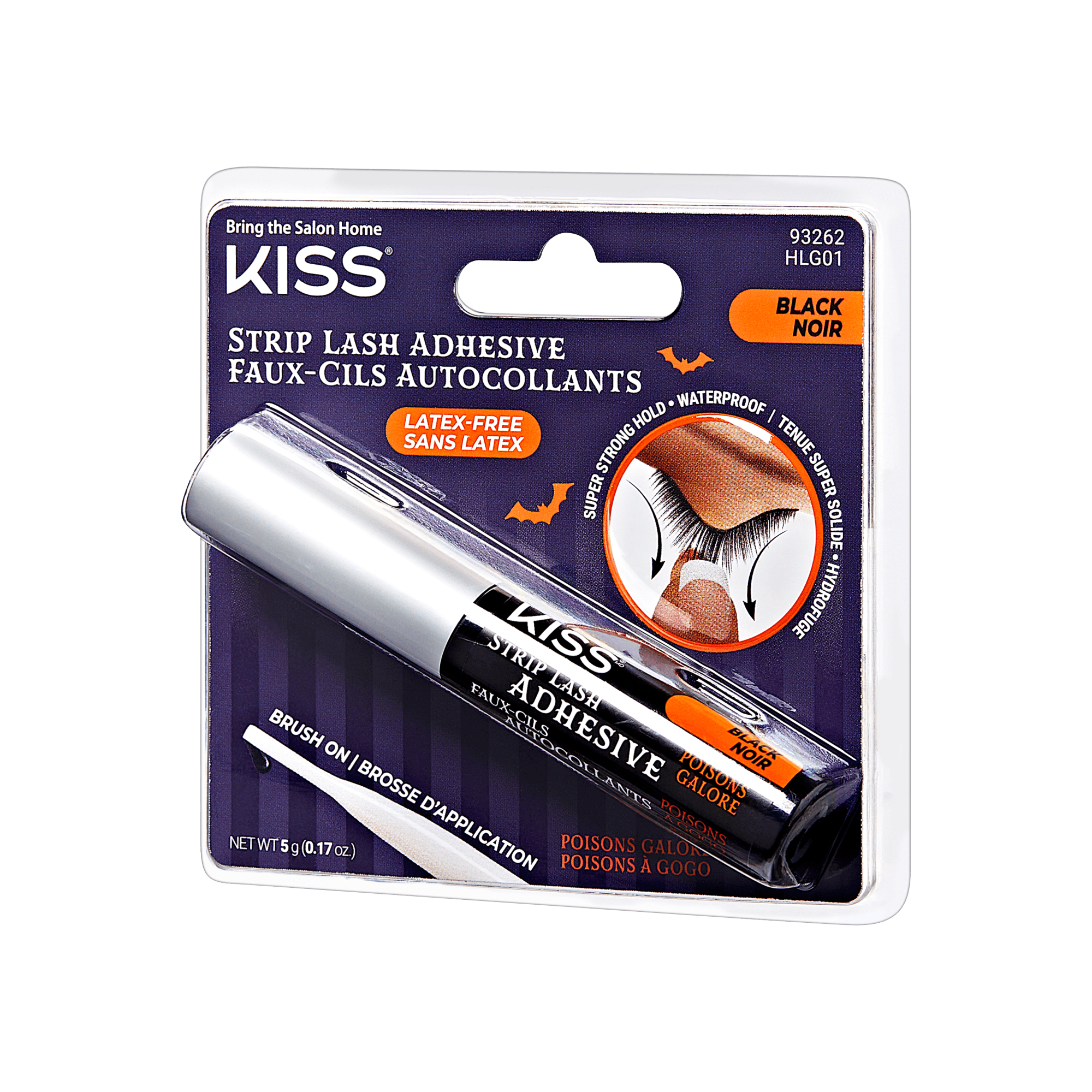 KISS Halloween Strip Lash Adhesive - Black