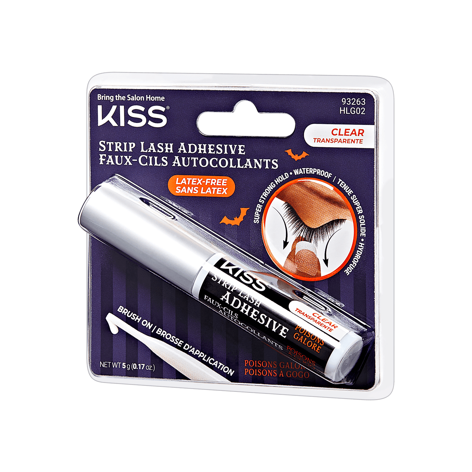 KISS Halloween Strip Lash Adhesive - Clear