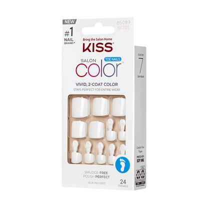 KISS Salon Color Toenails - A Classic