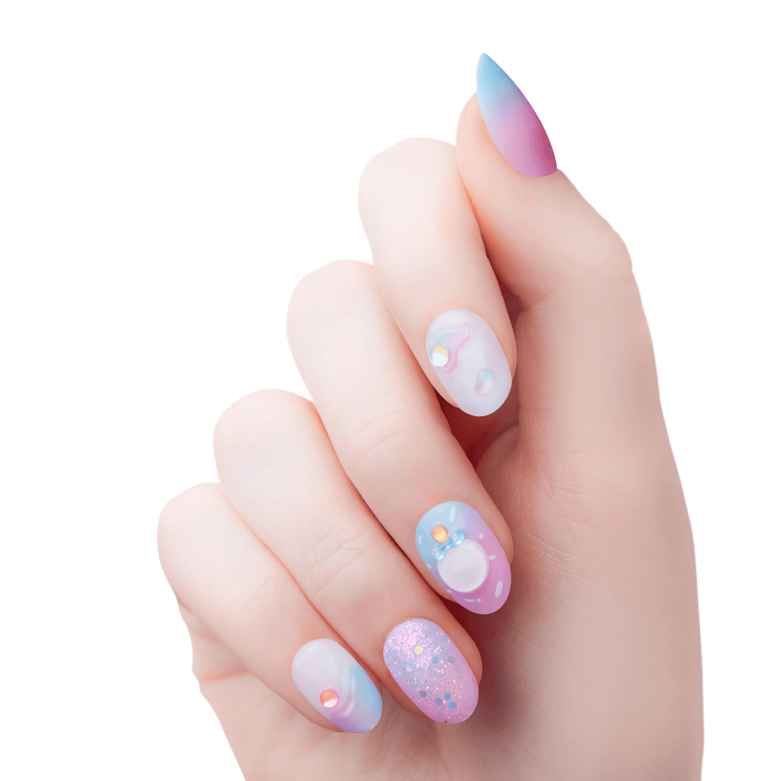 KISS Nail Drip ‘Sweet Shop’ Press On Glue Nails – Style Drip