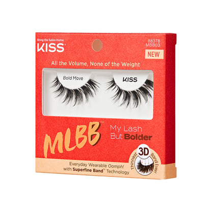 KISS My Lash But Bolder 3D Volume Eyelashes - Bold Move