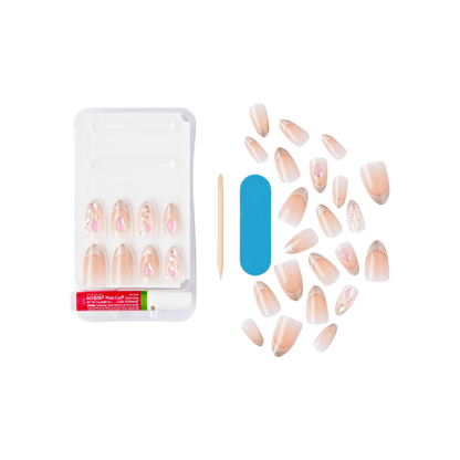 KISS Nail Drip Press On Glue Nails - SOS Drip