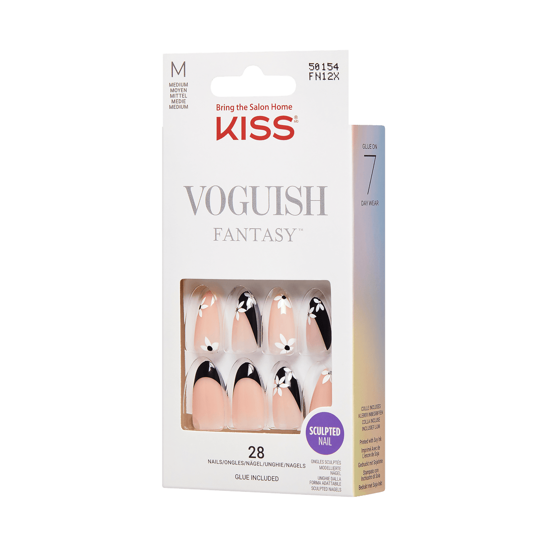 KISS Gel Fantasy Press On Glue Nails - Smart