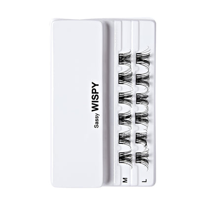 imPRESS Falsies Self Adhesive Eyelashes, 12 Lash Clusters - Sassy