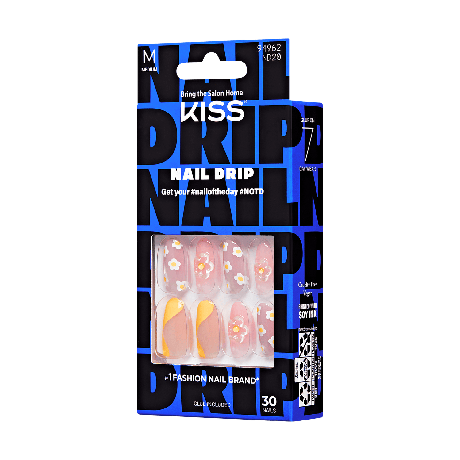 KISS Nail Drip Press On Glue Nails - Better Times