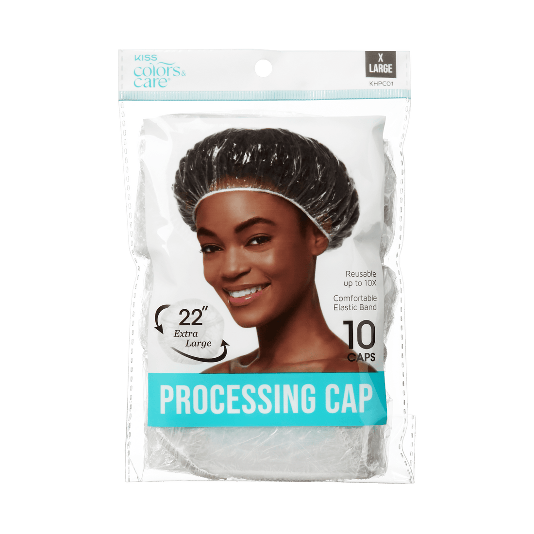 KISS Colors &amp; Care Processing Cap XL - 10 Count