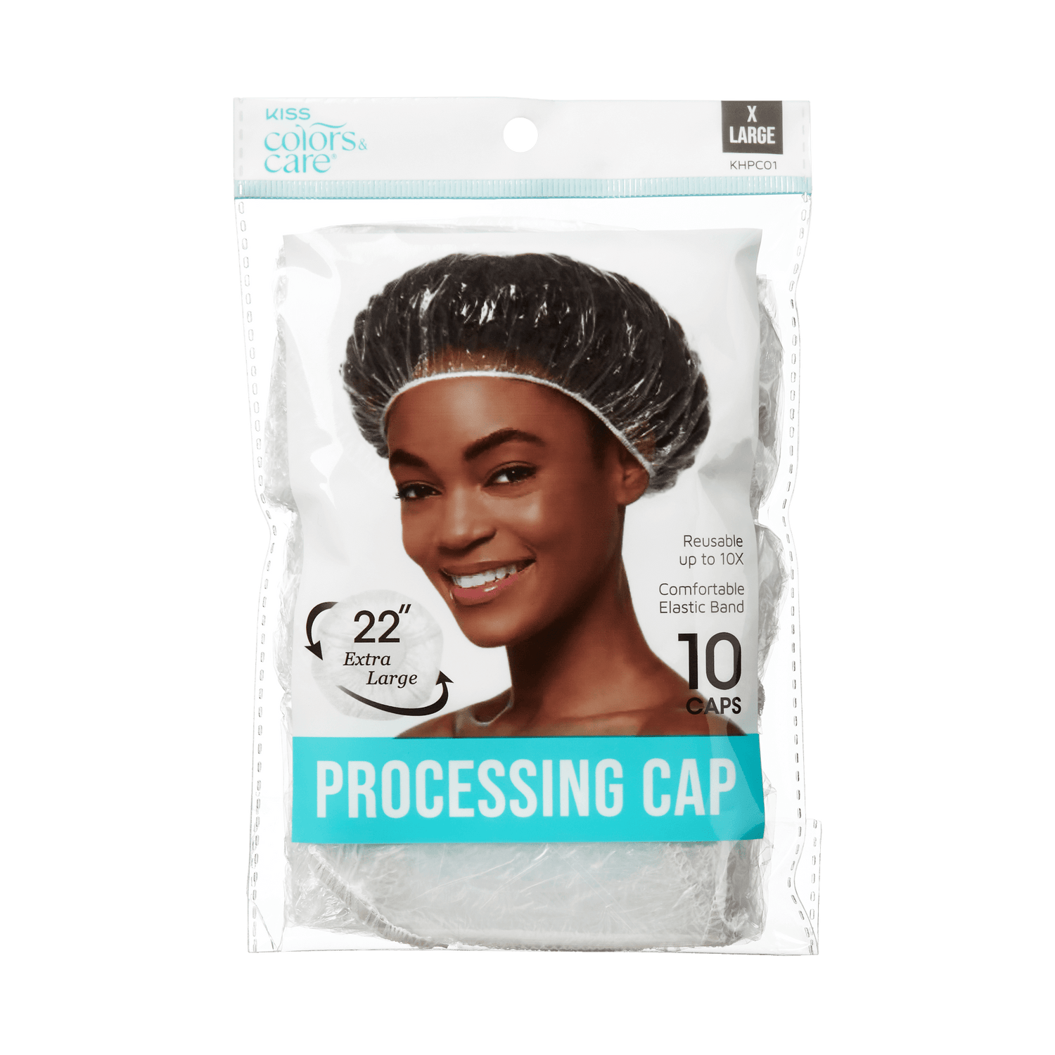 KISS Colors &amp; Care Processing Cap XL - 10 Count