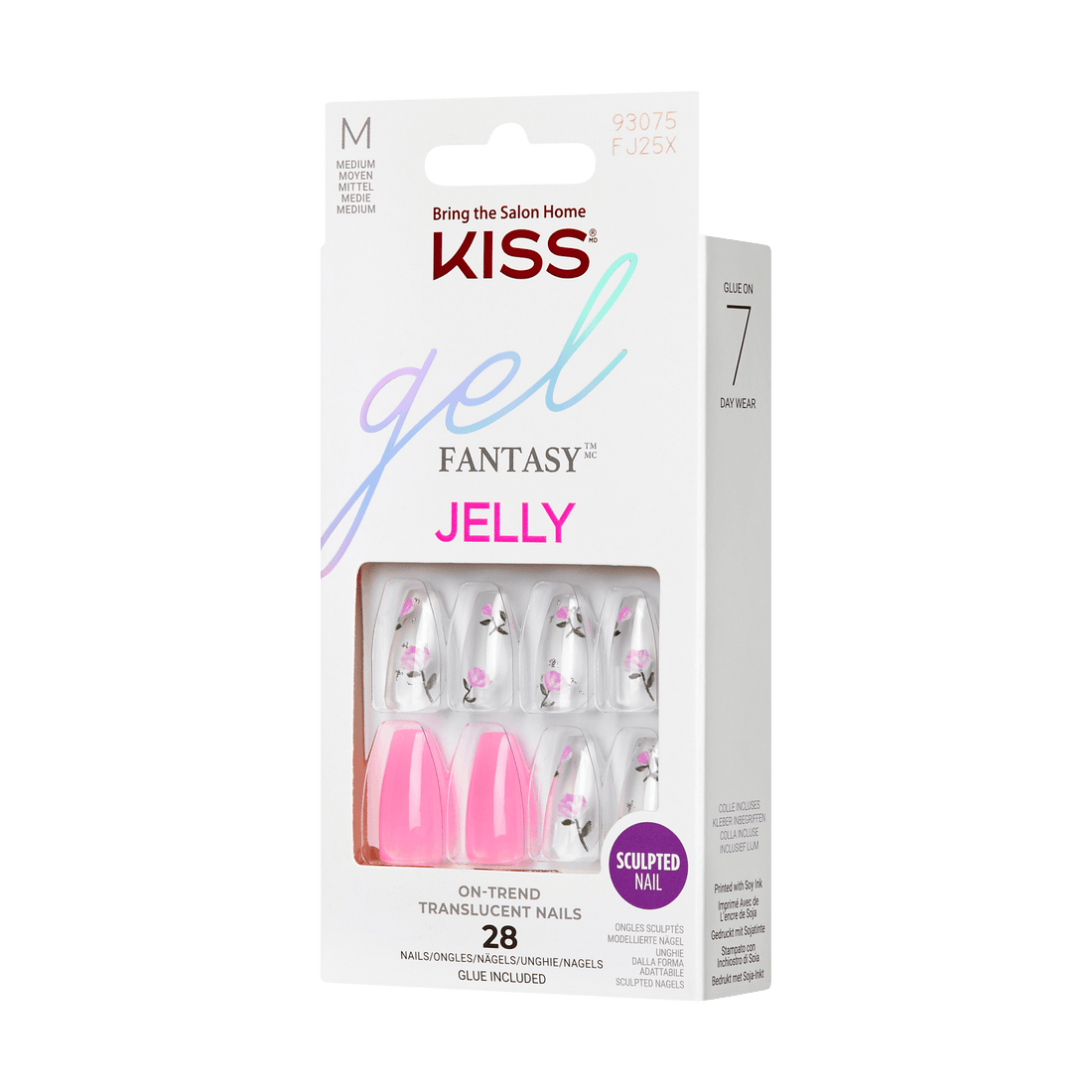 KISS Gel Fantasy Summer Jelly Press On Glue Nails - Jelly Thyme