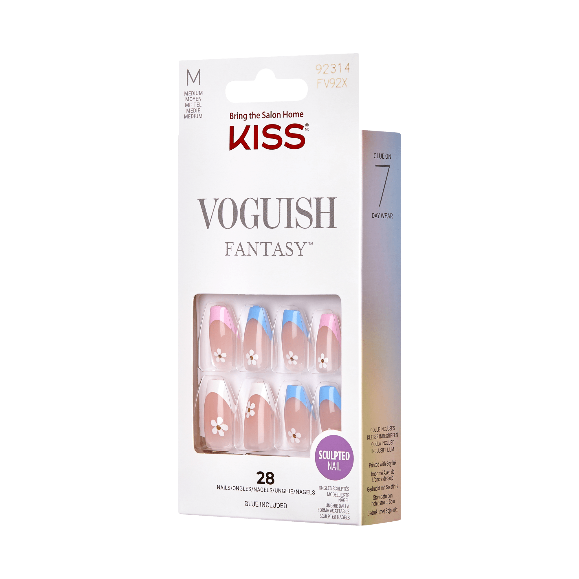 Packaging for KISS Voguish Fantasy nails in &