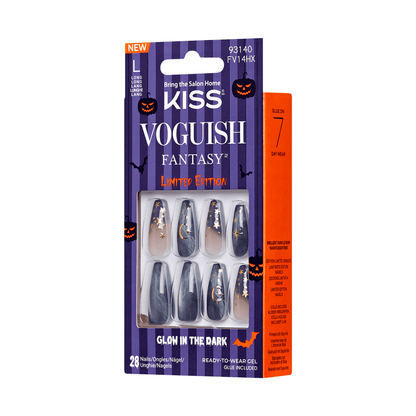 KISS Voguish Fantasy Halloween Press-On Glue Nails  - Clowning