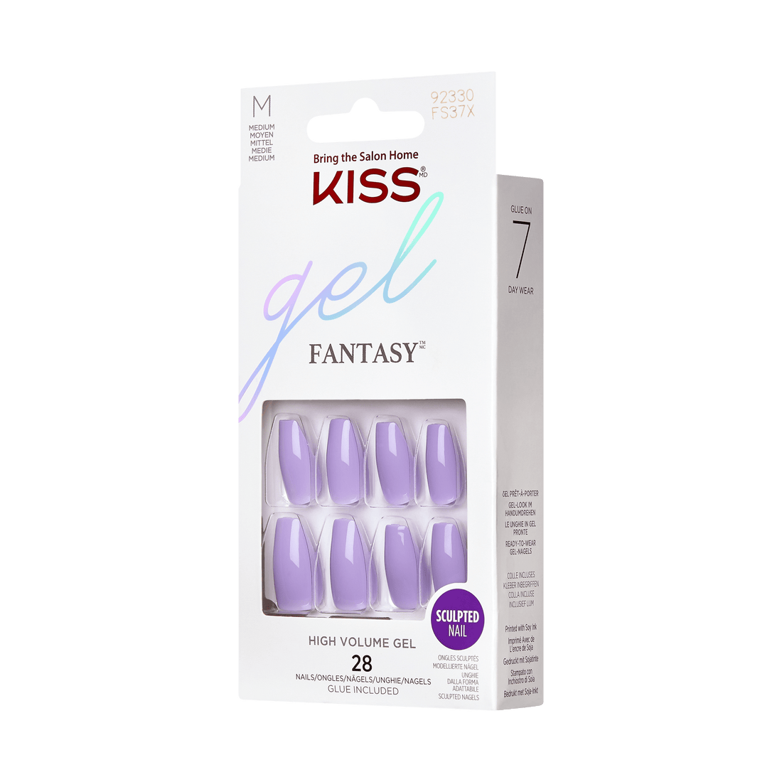 KISS Gel Fantasy Sculpted Nails - bliss