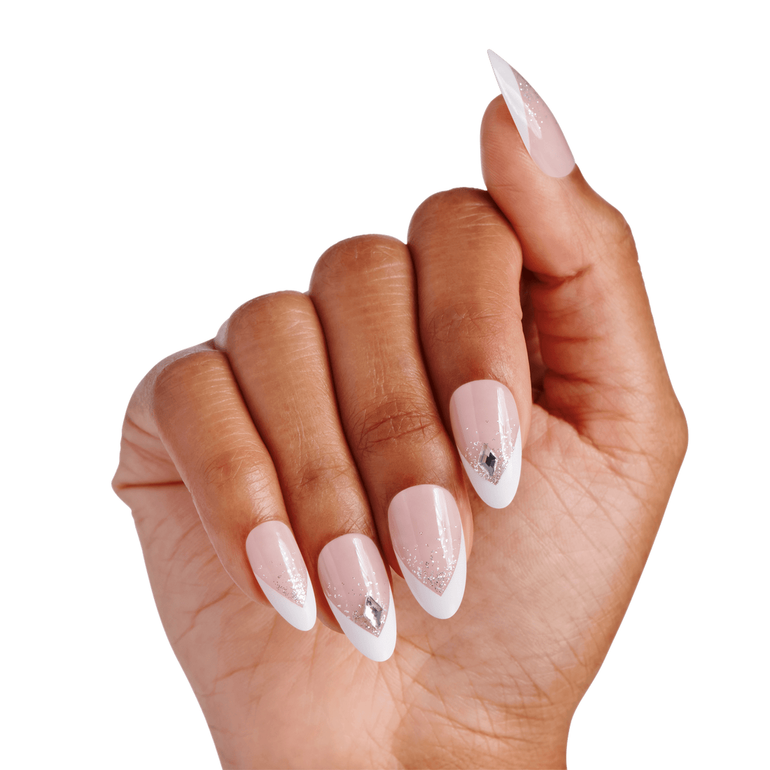 KISS Premium Classy Press On Glue Nails - Croissant City