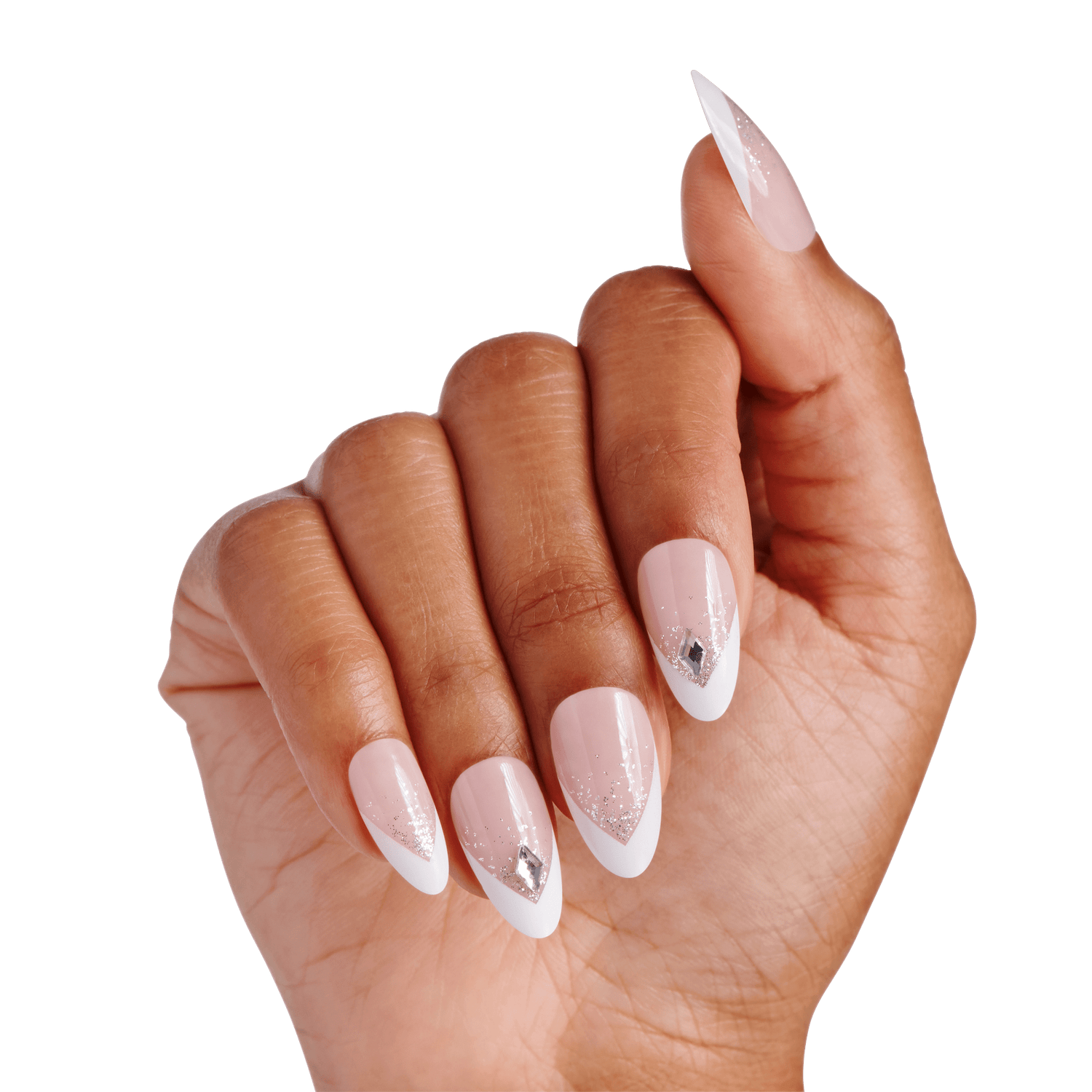 KISS Classy Premium Press On Glue Nails - Croissant City